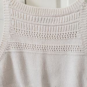 LOFT white knitted vest